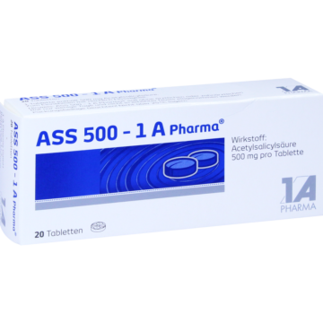 06432775 ASS 1 A Pharma / HEXAL /-ratiopharm / Sandoz / STADA